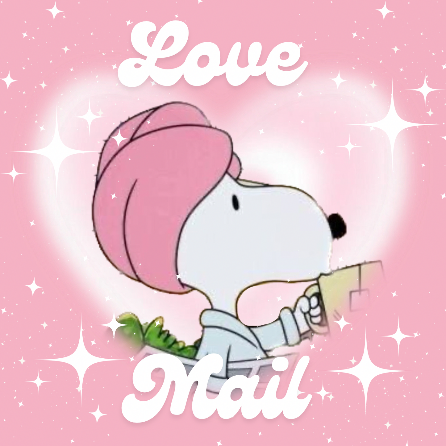 Love mail snoopy sticker pack