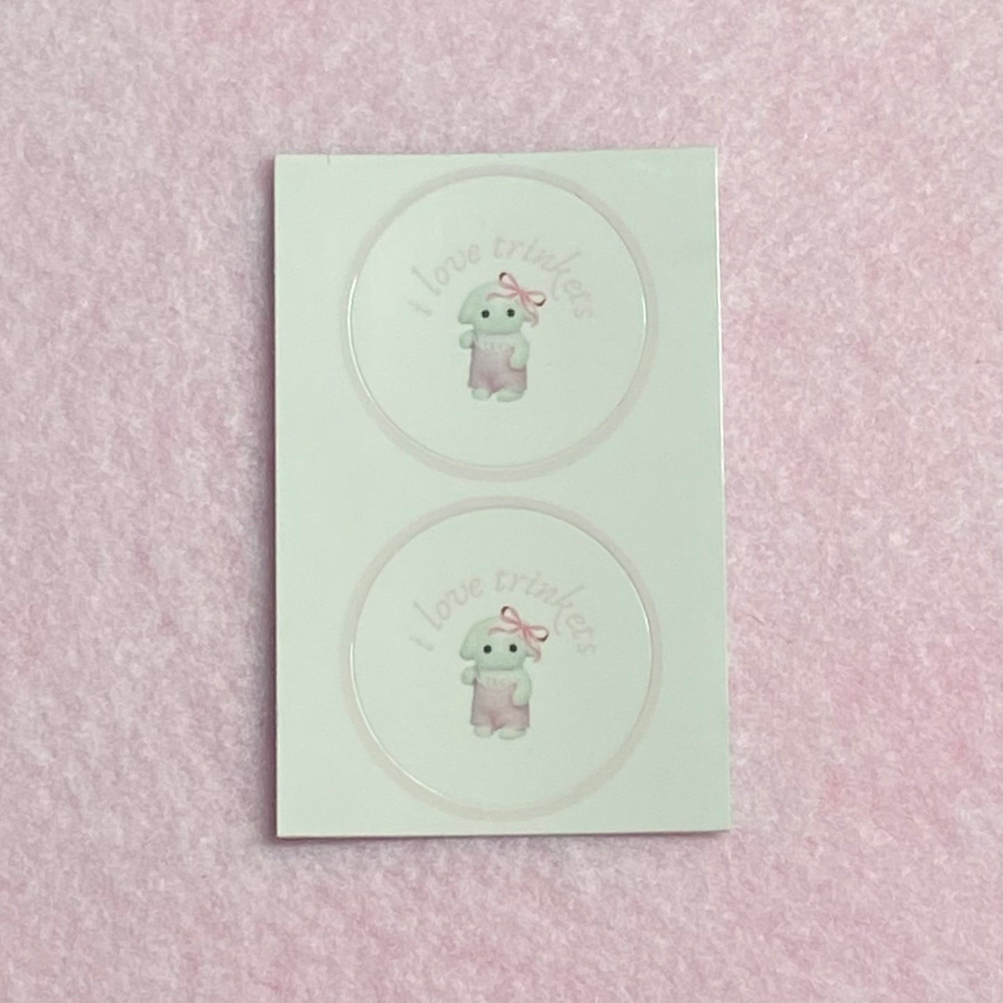 I love ___ mini sticker sheets