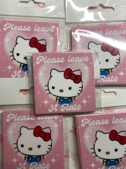 Please leave a rate Sanrio sticker pack